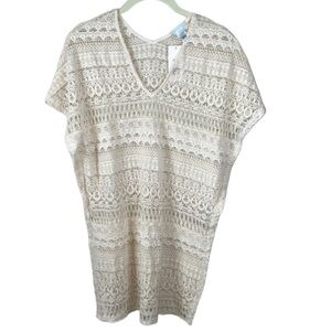 Eberjey Ivory Lace Swim Coverup